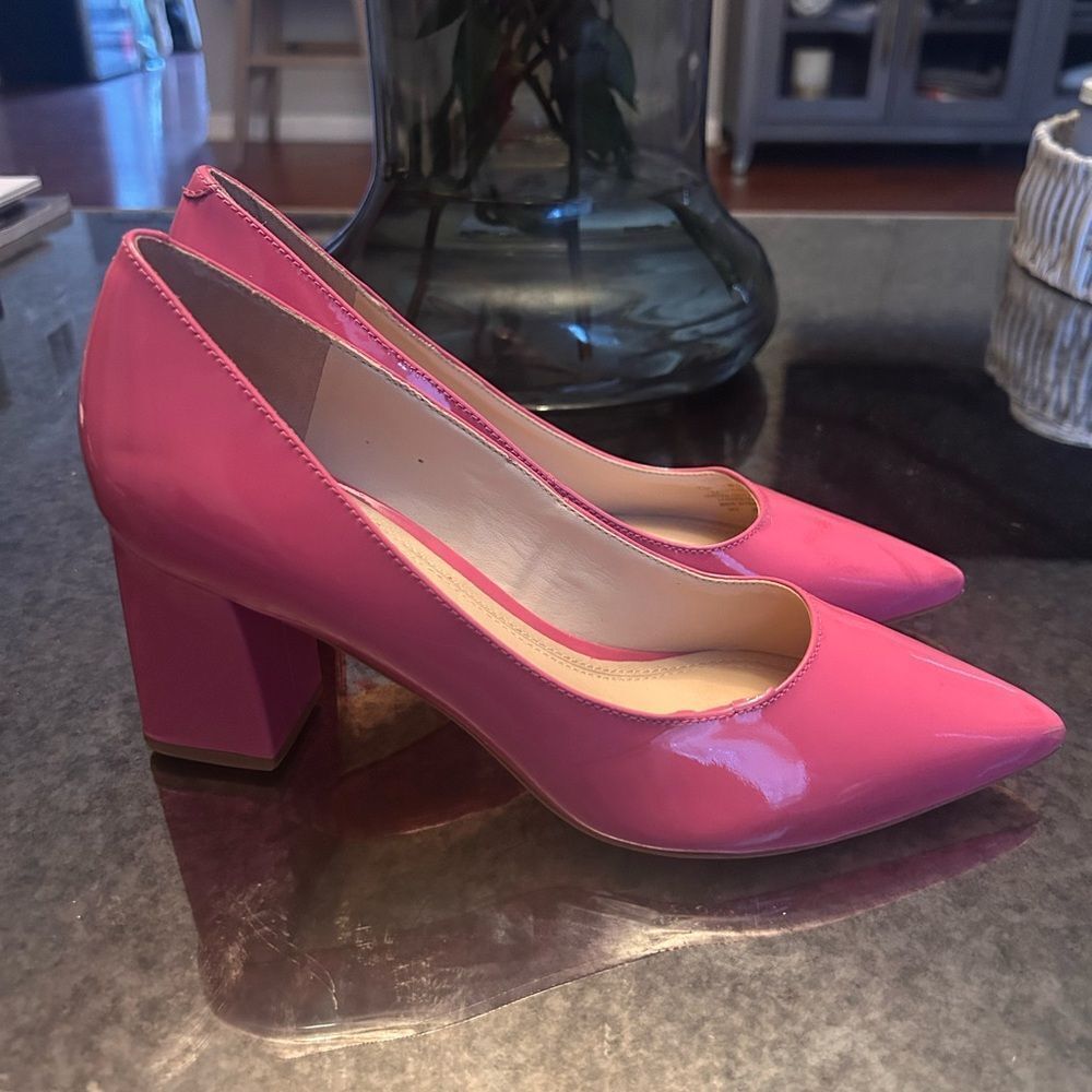 Marc Fisher Zala Block Heel Pointy Toe Pump - image 2